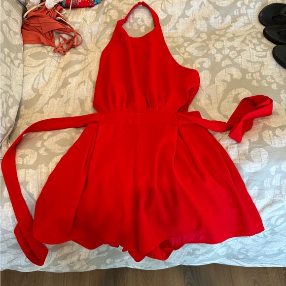 Adorable red romper! - Picture 2 of 5